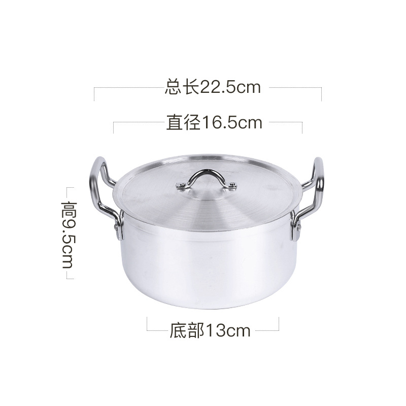 Nuevo moderno simple hogar set de siete piezas set de ollas antiadherente regalo de reunión anual al por mayor caja de regalo