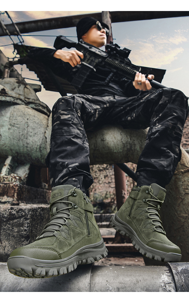 Neue Kampfstiefel, Herren-Campingstiefel, Militär-Trainingsstiefel, Herren-Wanderschuhe, Wüstenarbeitsstiefel, Herrenschuhe_voghion.com