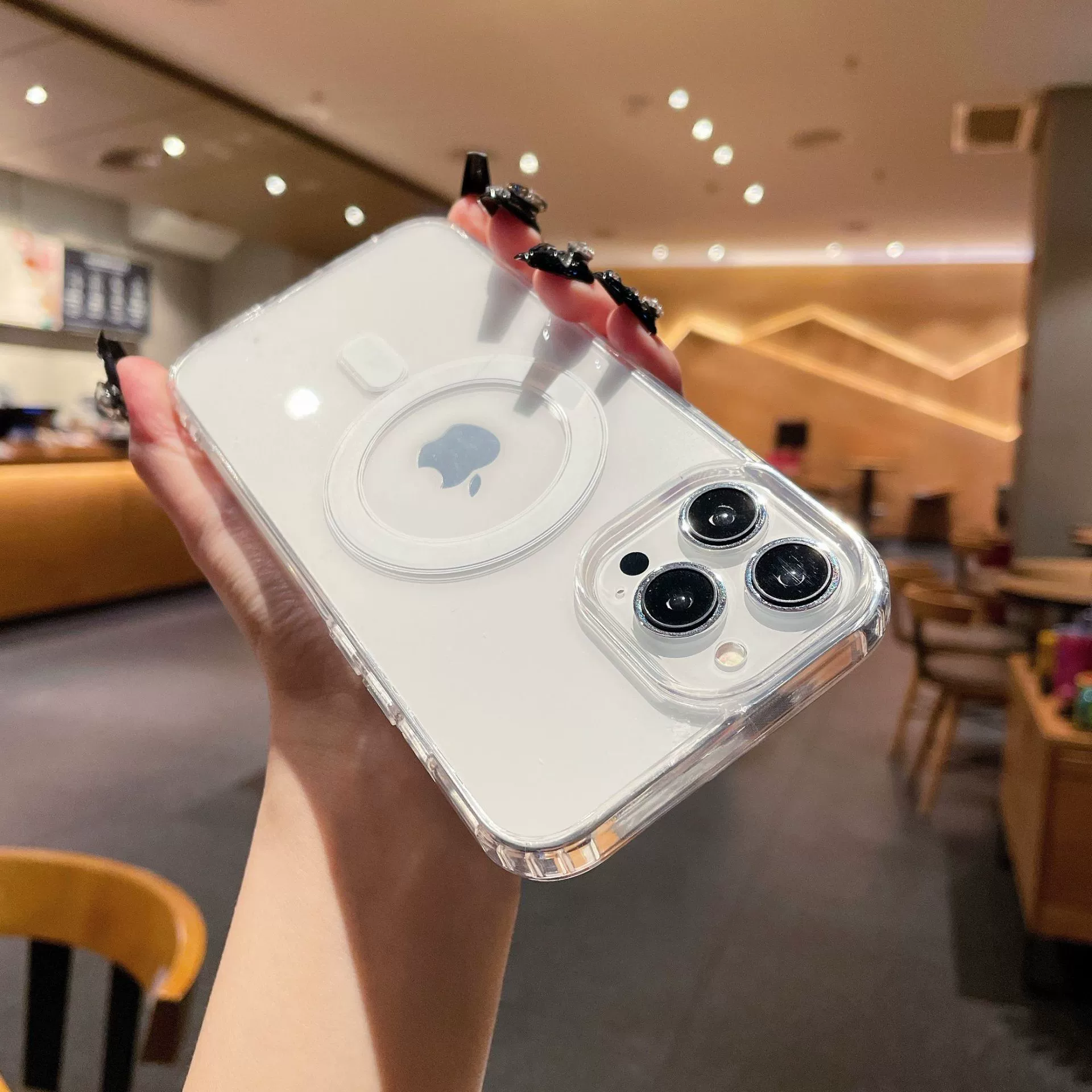 Apple, совместимый акриловый чехол для телефона, iPhone 15 Pro Max, защита от падения