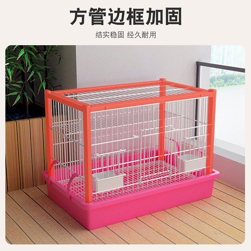 Encrypted rabbit cage anti-spray urine large guinea pig cage anti-splash rabbit cage household indoor pet cage rabbit nest