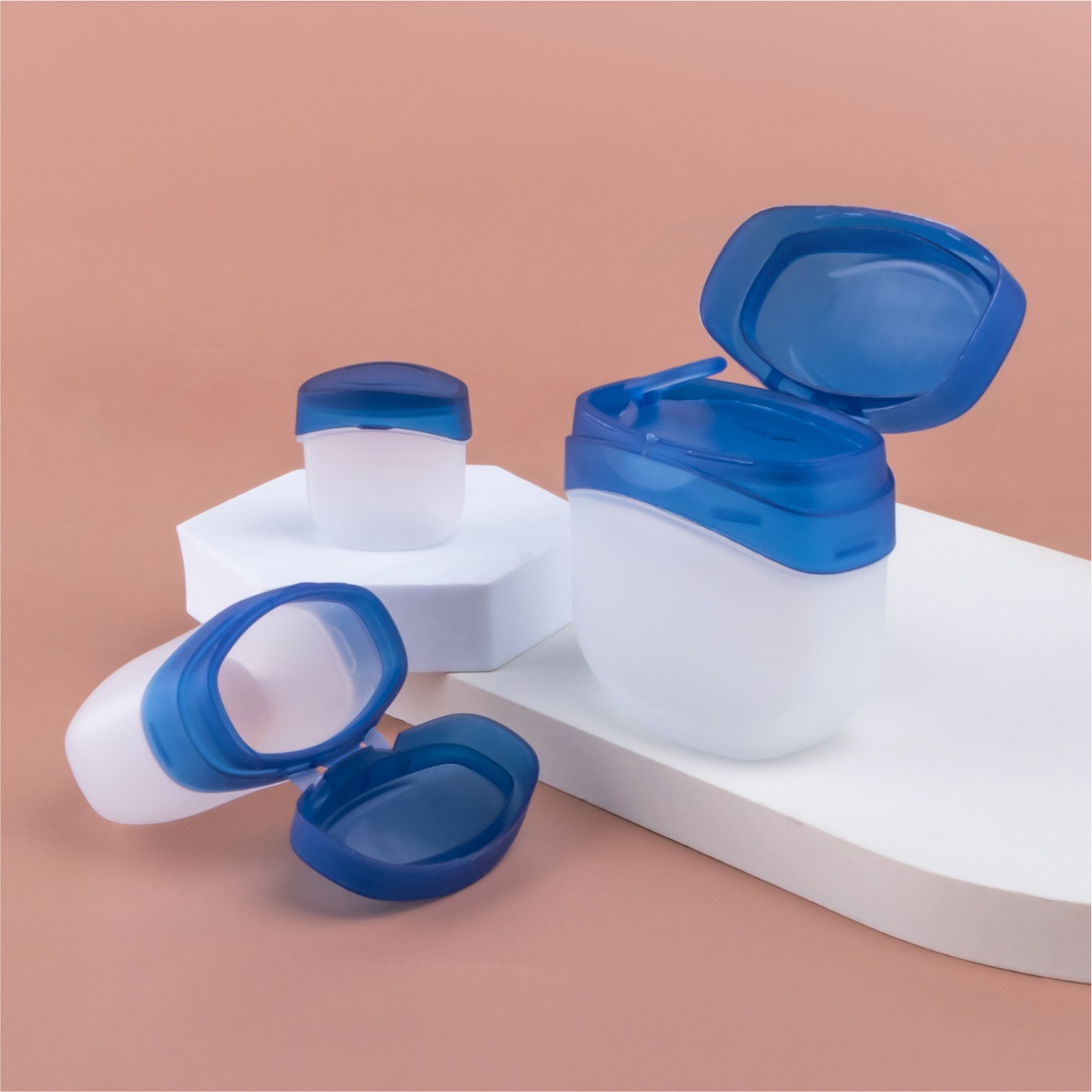 7g-100g凡士林唇膜膏霜盒 翻盖护唇膏小样分装罐润唇膏瓶护肤包材