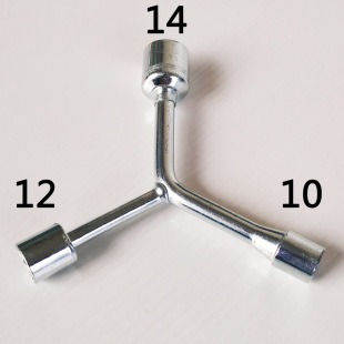 Small three-leg wrench hardware repair tools three-prong wrench 2 yuan shop socket wrench wholesale