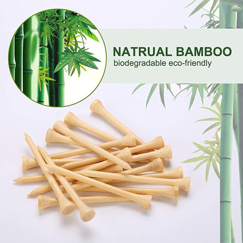 Golf Tees 42mm 54mm 70mm 83mm Golf Ball Bamboo Tees Golf Tees