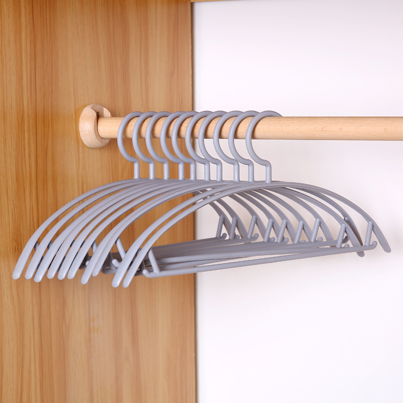 Aguas abajo caliente semicírculo sin fisuras percha de plástico antideslizante ropa de secado de ropa engrosada soporte de ventas directas de fábrica