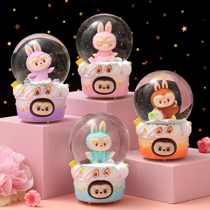 Varias Bolas de Cristal Luminosas con Diseños Creativos y de Dibujos Animados, Adornos Decorativos de Gran Venta, Regalo para Fiestas, con Luz, Mayorista