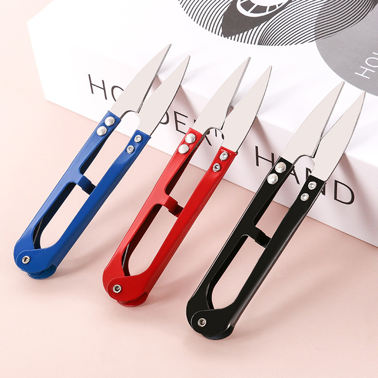 Home Daily U -shaped springs scissors large cross -stitch clothing…