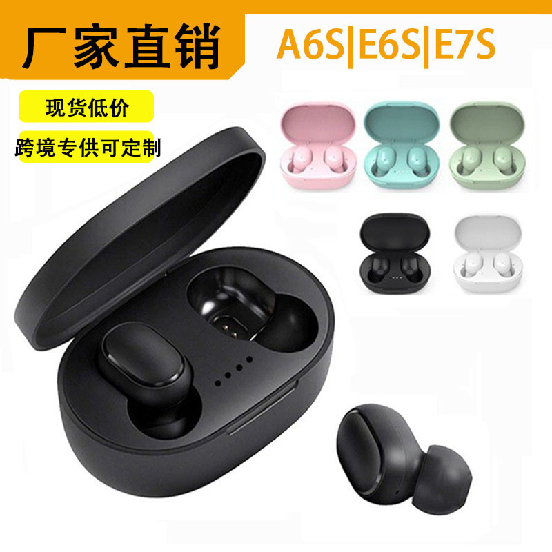 Cross-Border Exclusive Supply of A6S E6S E7S Digital Display Bluetooth Earphones Wireless Earphones Tws5.3