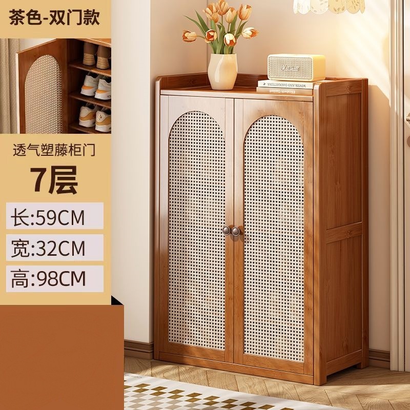 鞋柜多层家用门口入户小窄鞋架简易出租房用2025新款防尘置物架子|undefined