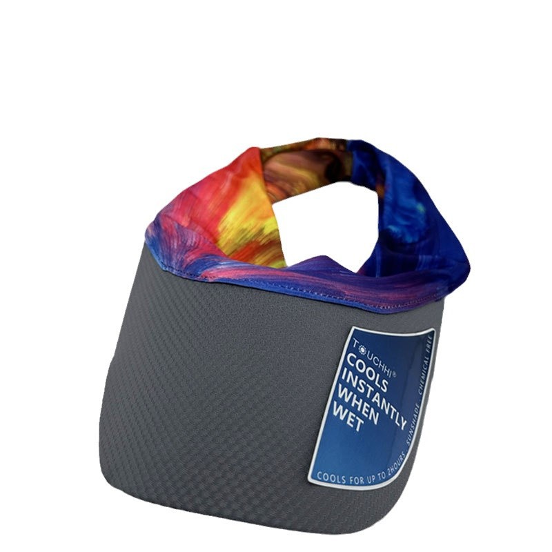 (2개) 야외 달리기 스포츠 선스크린 에어 탑 모자 통기성 휴대용 보관 확장 된 브림 땀 가이드 스트립 여성용 빠른 건조 태양 모자