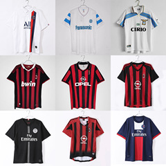 サッカーユニフォームのレトロ版 イタリアサッカーリーグ AC ドルトムント パリ マルセイ ナポリ ラツィオ サッカーユニフォーム フランスリーグ ドイツリーグ