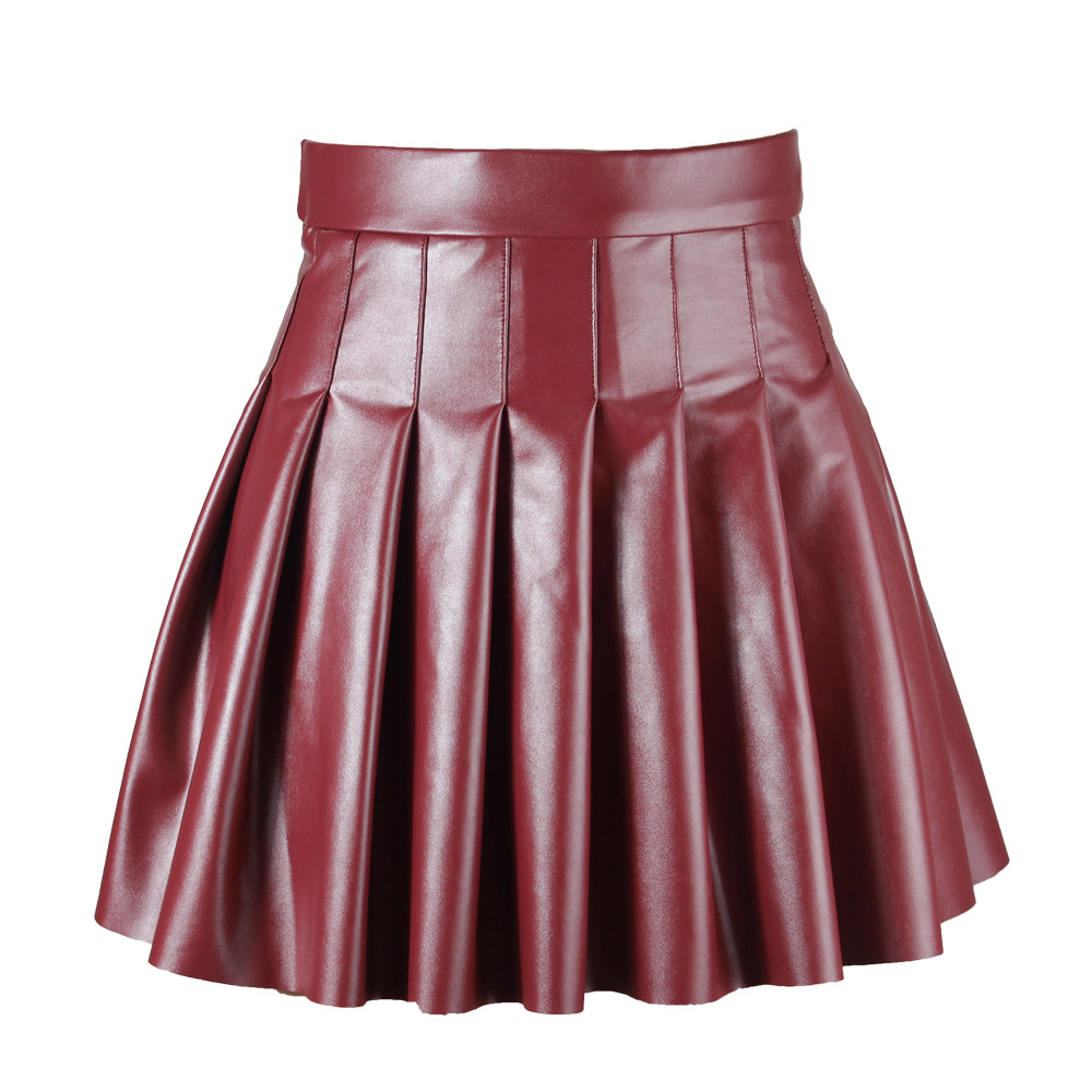 Pleated Short Sexy High Waist Skirt NSQY63664