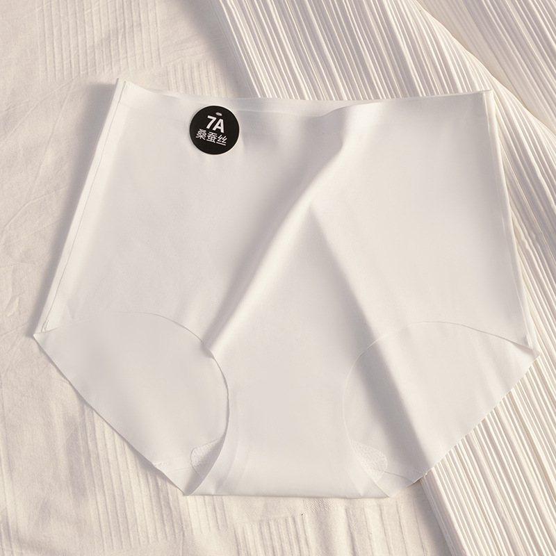 Yoga de seda de hielo sin costuras, talla grande, seda de cintura alta, entrepierna antibacteriana, ropa interior de yoga deportiva de cintura alta sin costuras, refrescante