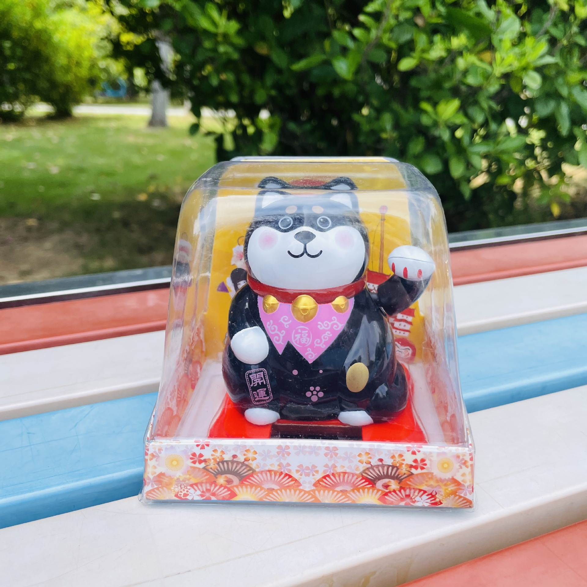 太阳能新款招财猫汽车摆件 发财猫招手猫居家装饰品 办公装饰品摆件详情9