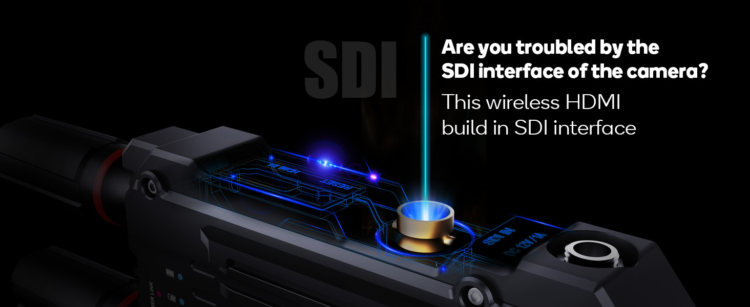 Professioneller SDI Wireless Transmitter HDMI Wireless Extender 5G Video Wireless Transmitter Fabrikverkauf