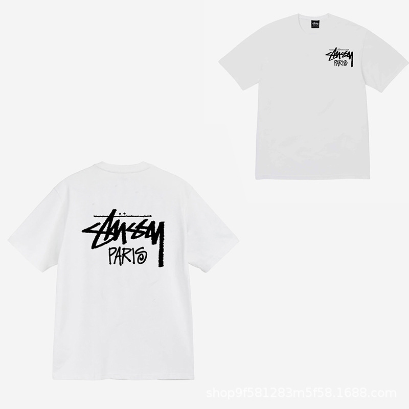 STU 25SS 新品 STU 高品質純綿 男女同型半袖Tシャツ トレンドブランド服|undefined