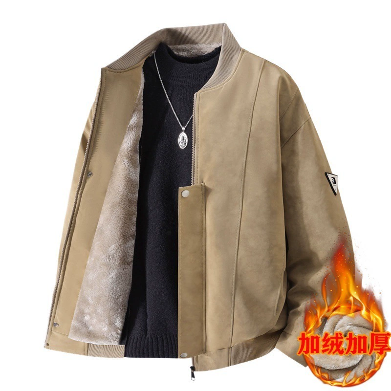 Genuine winter polyurethane quality fleece jacket, plus size