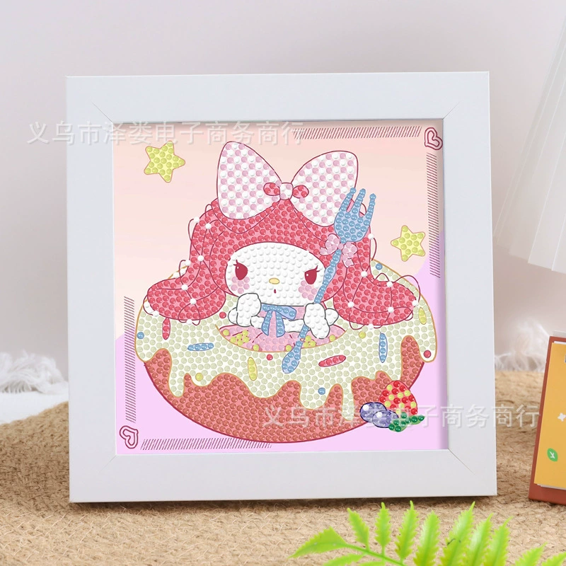 Набор для алмазной вышивки (Sanrio) Пикачу в раме, 17×17 см, комплект для полного стежка DIY