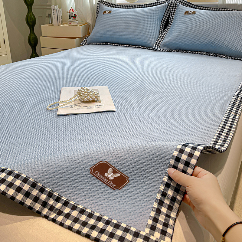 2025 nueva estera de seda de hielo de clase A para madres y bebés, estera suave de Doudou de verano, dormitorio de estudiantes, lavable a máquina individual
