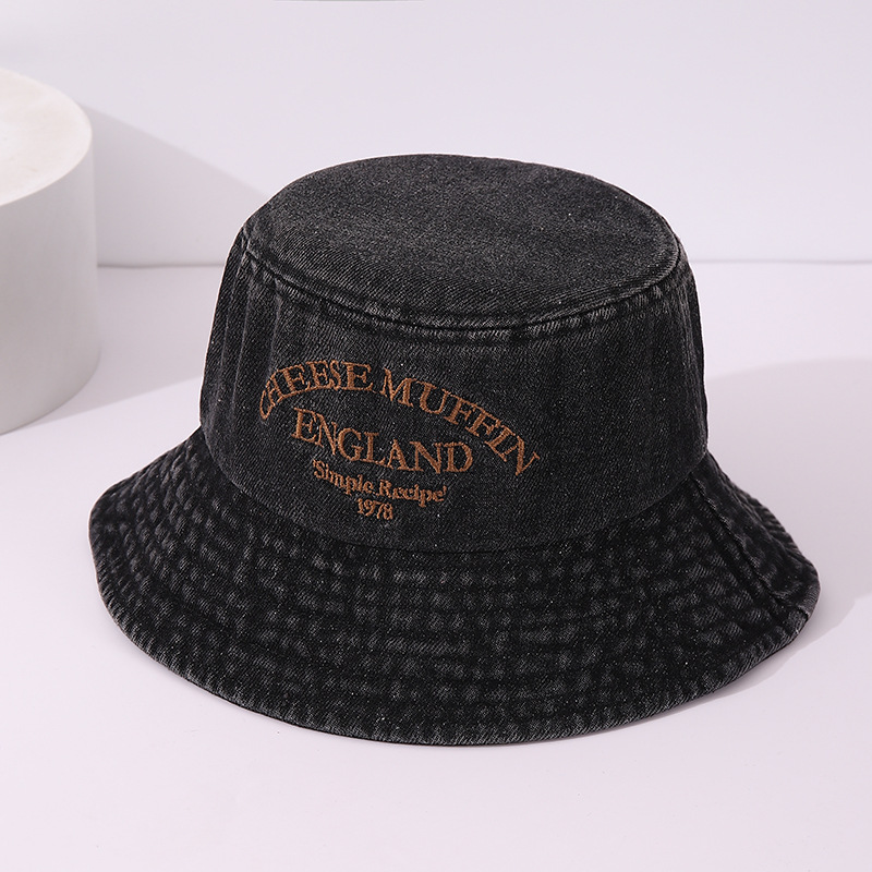 Primavera y otoño niños vaqueros sombrero pescador sombrero de visor grande sombrero de viaje estilo coreano estilo exterior sombrero de baño solar para hombres y mujeres