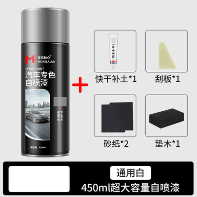 Bottle Metal Anti-Rust, Avtomobil boya qələmləri - universal-white-450ml-1-bottle-comes-with-a-complete-set-of-soil-replenishment-tools