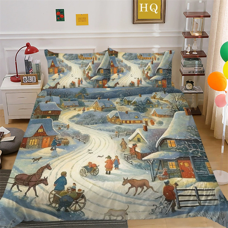 (Cross-border trading), duvet cover, pillowcase, ebay, 3D, polyester