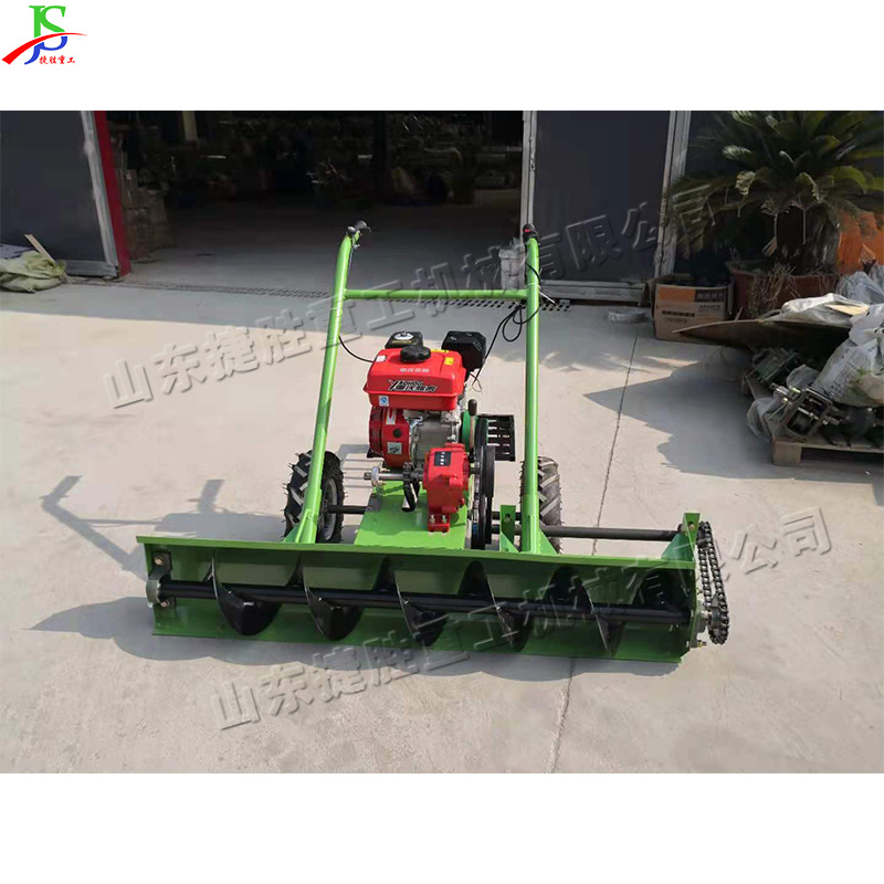 Pequeño removedor de nieve gasolina mano empuje pequeña barredora de nieve espiral invierno ciudad carretera removedor de nieve