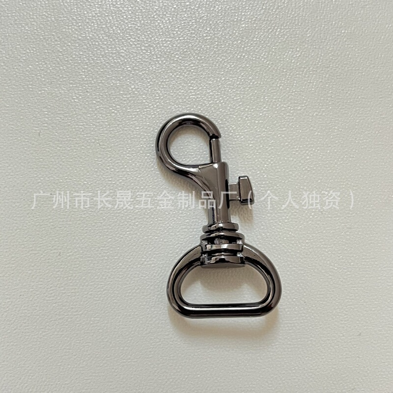 现货批发箱包手袋金属配件5分钥匙扣 包肩带饰品链条宠物绳狗扣|undefined