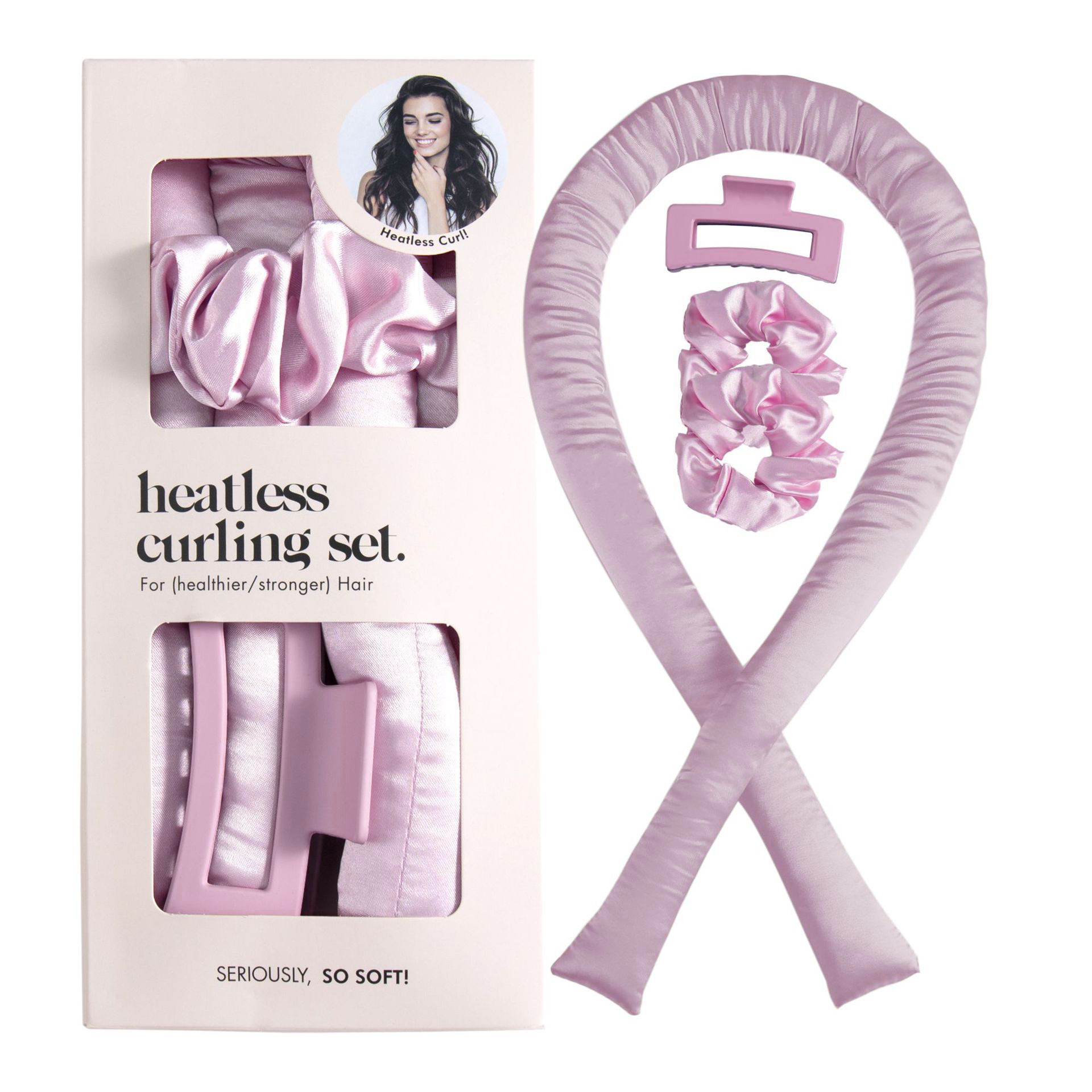 Amazon's Cross-Border Bestseller: Heat-Free Curling Iron, Lazy Sleep Curler, Large Wave Hair Ring, Hair Clip, Curling Iron Set