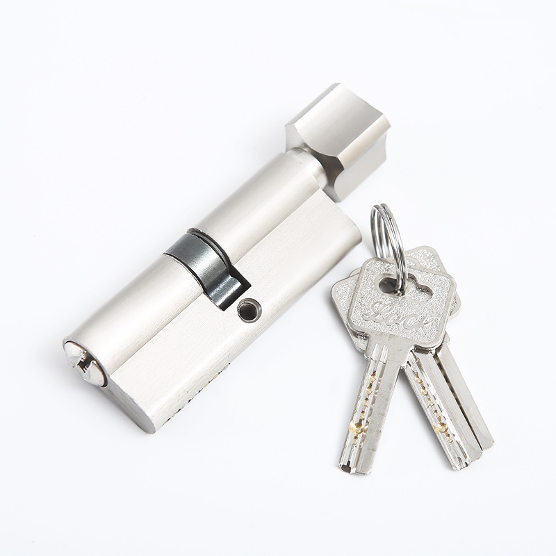 Small 70 universal interior door lock cylinder wholesale handle lock cylinder wooden door lock cylinder interior door Aluminum copper electric unlock cylinder