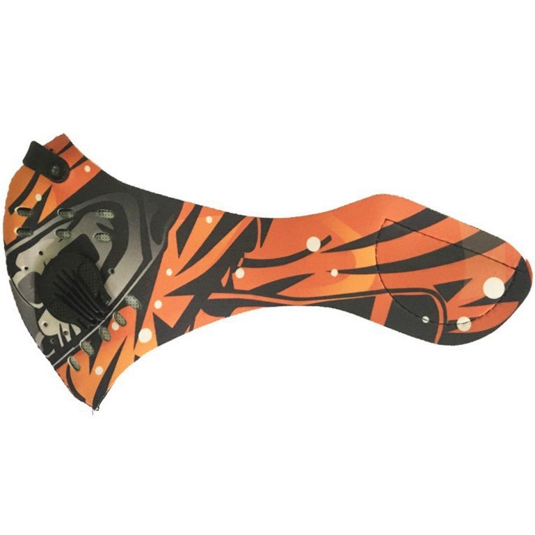 Máscara de ciclismo hombres y mujeres a prueba de viento a prueba de polvo equipo de bicicleta a prueba de frío máscara caliente media cara corriendo transpirable carbón activado