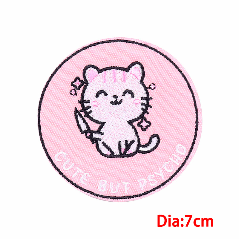 7g Weight Clothing Sticker Patches Classification 1 Piece Quantity Embroidery thread Material Penguin, Letter Pattern Cute, Punk Style 1 Piece Cute Punk Penguin Letter Embroidery Thread Clothing Sticker Patches 9