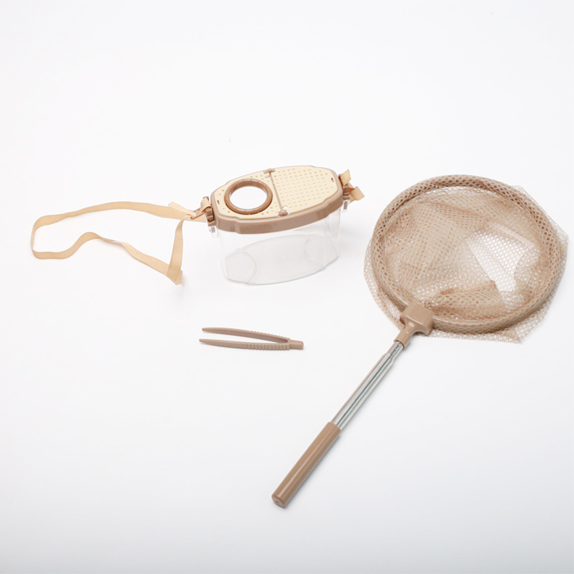 Children's insect observation box collector with magnifying glass insect net to catch dragonflies and butterflies outdoor exploration educational toys