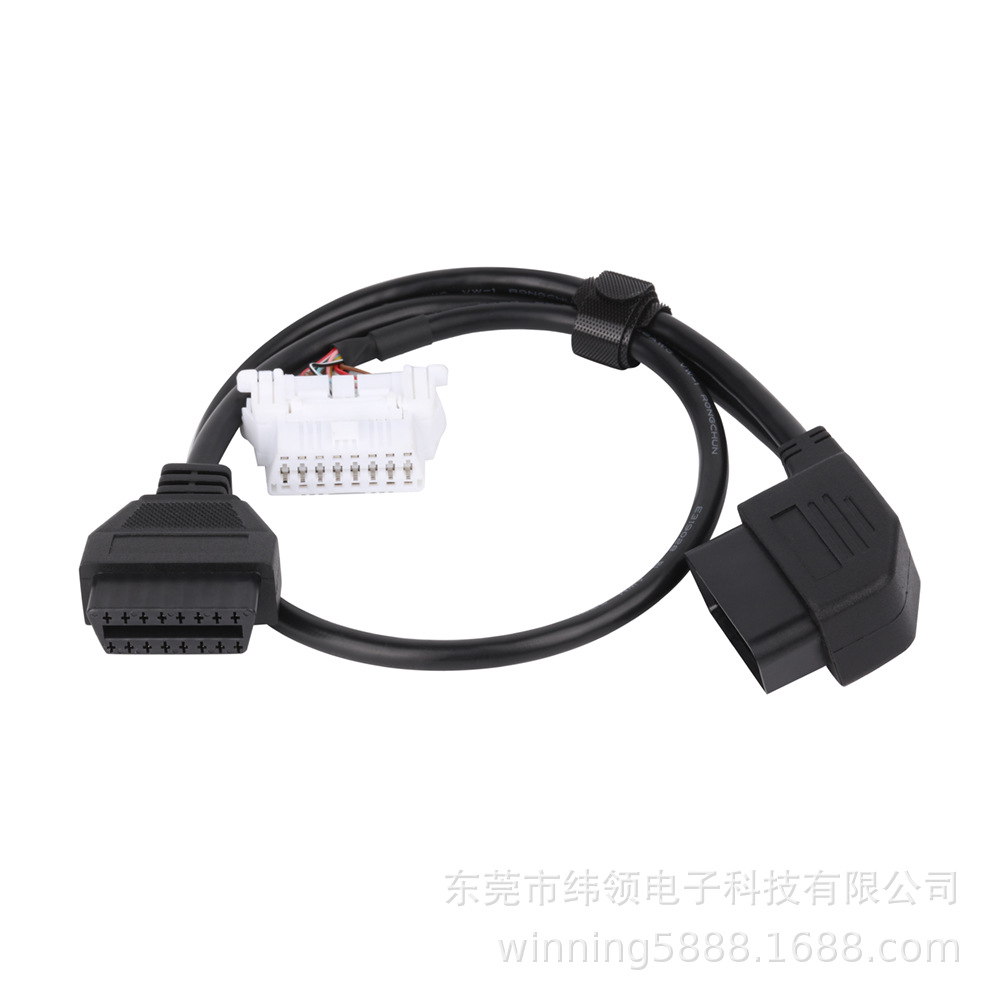 用于OBD2诊断扫描仪故障代码Rea的带Opel接头