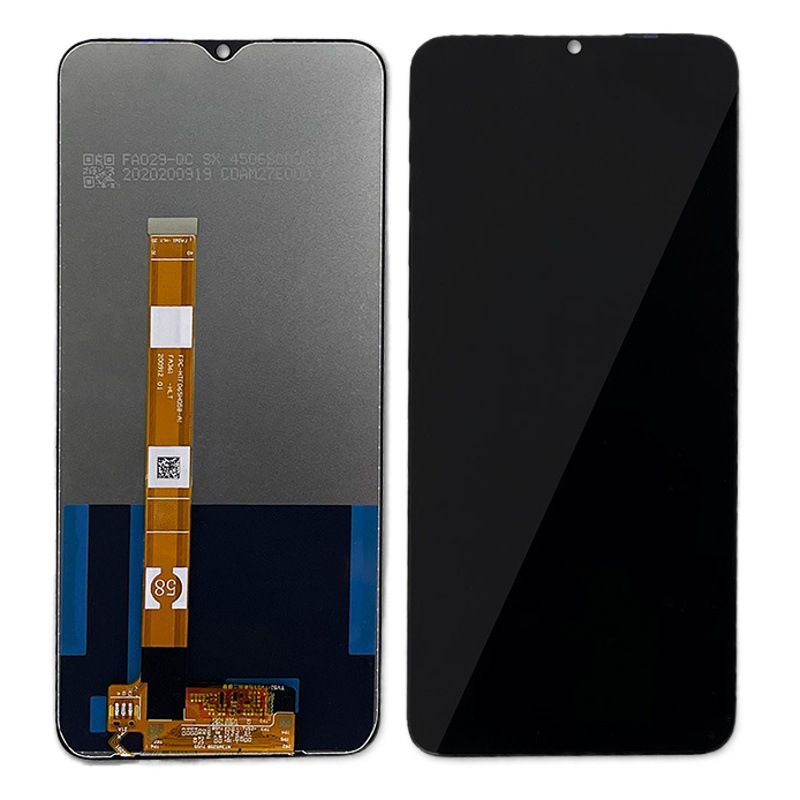 Jingke pantalla adecuada para OP Realme V3 pantalla LCD Pantalla de cristal dentro y fuera de pantalla integrada