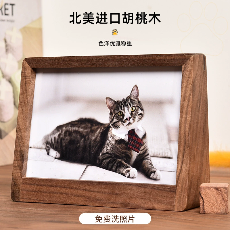 Качественная памятная фоторамка, биде, питомец, кот