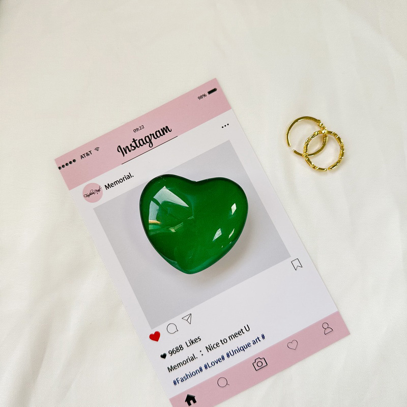 _0006_白支架-水晶玻璃爱心-青绿