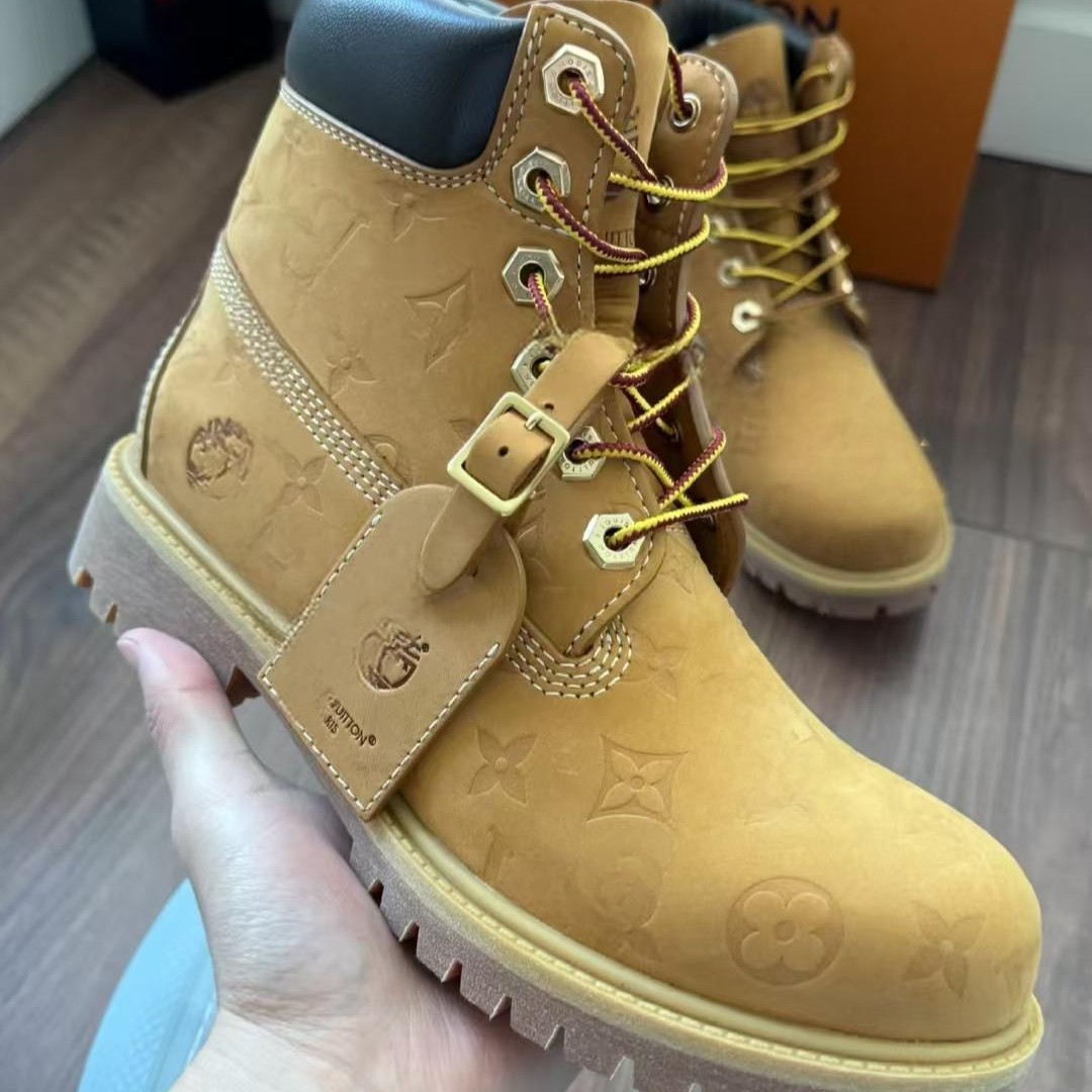 Putian Chunyuan TianbaiLun primavera y otoño nuevo estilo de botas de ruibarbo ligera y cómoda impermeable y resistente al desgaste botas Martin para hombres y mujeres