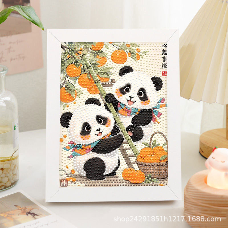 Diamante nuevo lápiz de dibujos animados pequeño nuevo pegatino diy puzzle manual regalo de cumpleaños para niños estudiantes