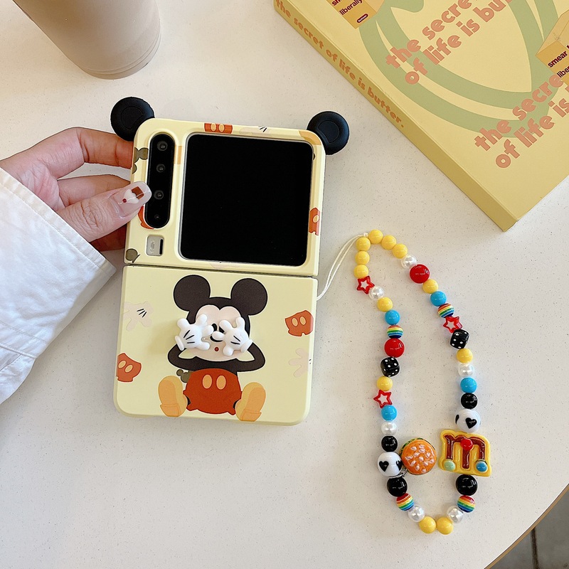 漫画立体フェイスカバーミッキー携帯電話ケース Huawei PuraX Samsung ZFlip7 Xiaomi 80% off スタックケースに適しています|undefined