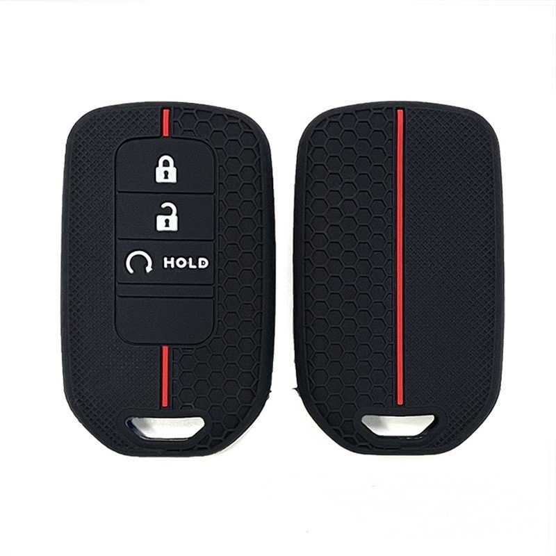 Suitable for Civic Silicone Key Cover, Old Model Accord, Inspire, Odyssey, Lingpai, Ailu, Crown, Honeycomb Pattern