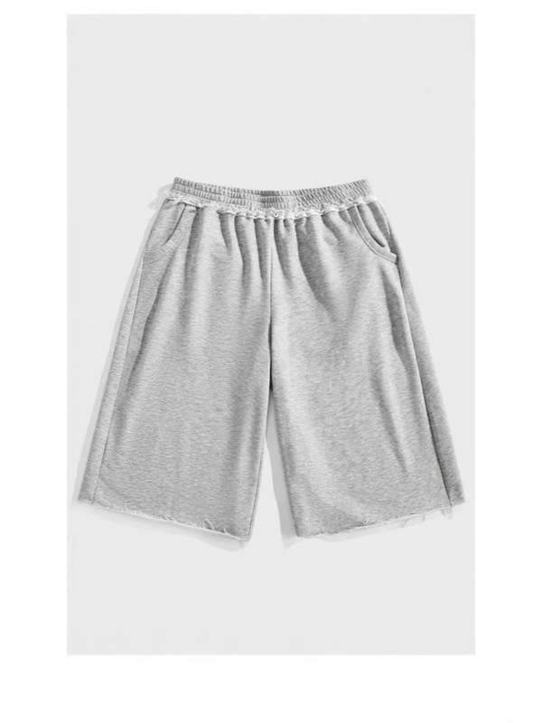 Cross-Border Foreign Trade Shein's Best-Selling Model Forever 21 Men's Gray Casual Loose Mid-Length Sports Shorts Cross-Border Foreign Trade Shein's Best-Selling Model Forever 21 Men's Gray Casual Loose Mid-Length Sports Shorts