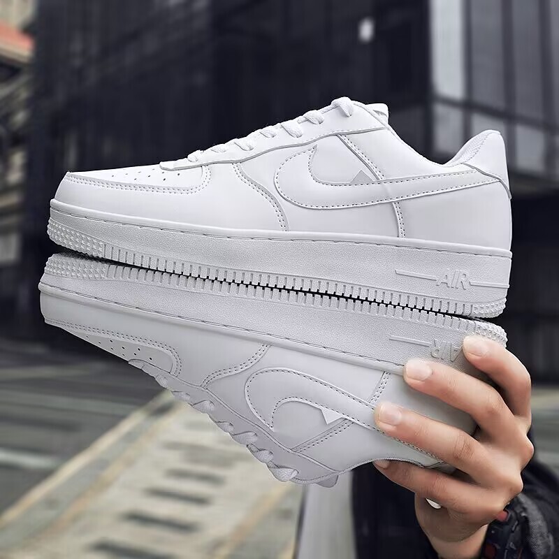 Putian Naike Official Air Force One Men's and Women's Pure White Af1 Low-Top Classic White Shoes Sports and Leisure Large Size Sneakers Putian Naike Official Air Force One Men's and Women's Pure White Af1 Low-Top Classic White Shoes Sports and Leisure Large Size Sneakers