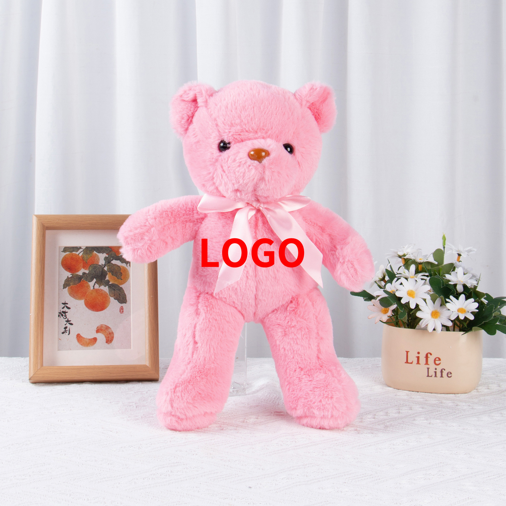 Bebés de oso de colores lindos muñecas de peluche de diez colores muñecas de agarre empujar regalos de boda arrojar osos