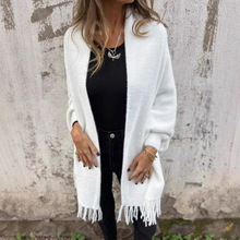 2024秋冬新款跨境外贸女装，仿貂绒斗篷流苏披肩纯色加厚保暖蝙蝠