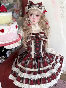 Оригинальное платье, Lolita Jsk, стиль Лолита, осеннее