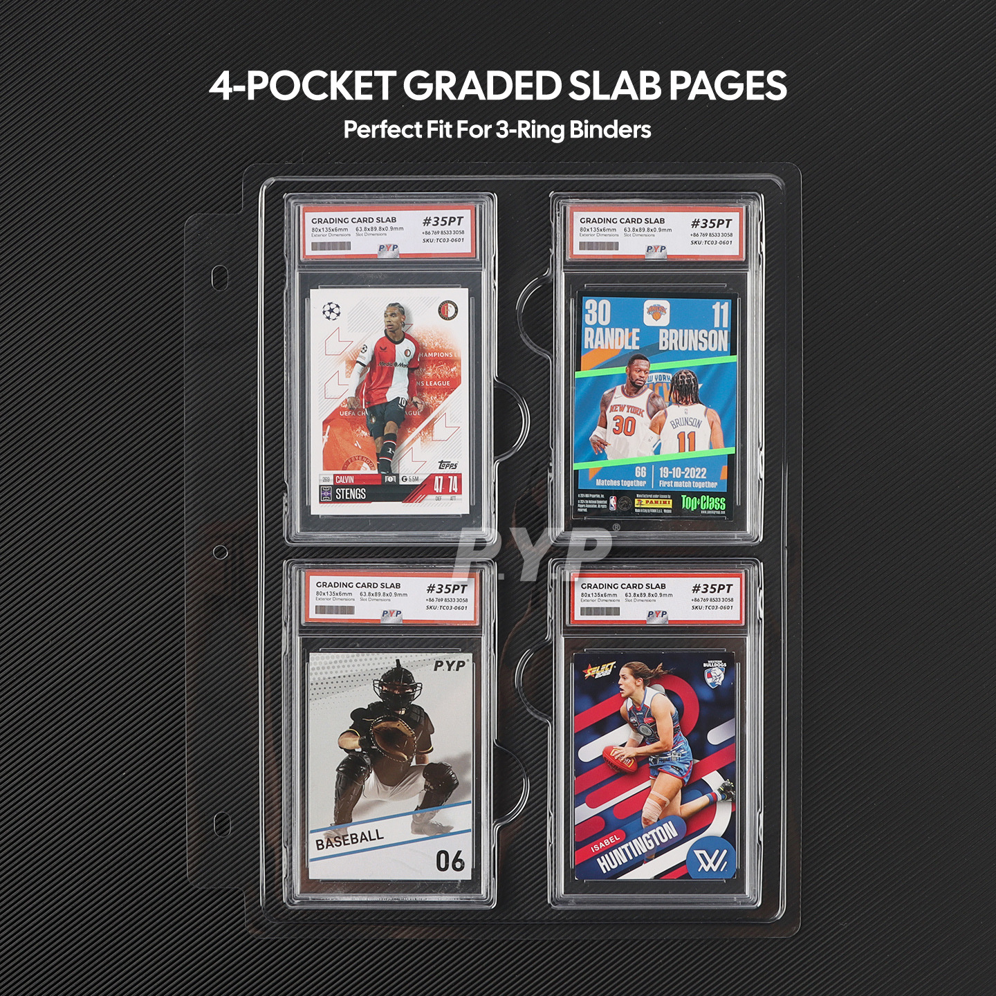 Caja de tarjetas de calificación de PSA Página de tarjetas de hojas sueltas Colección de almacenamiento de estrellas Libro de protección Pokémon Game King Wanzhi al por mayor