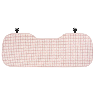 Luxurious Car Interior Accessories — Seat cushion, seat cover - checkered-small-fragrant-leather-seat-cushion-pink-back-row