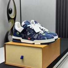 top2025新款碎花情侣款板鞋帆布印花时尚潮流休闲运动板小白鞋