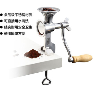 Cross-Border 304 Stainless Steel Manual Coffee Bean Grinder Hand Grinder Rice Pepper Seasoning Grinder
