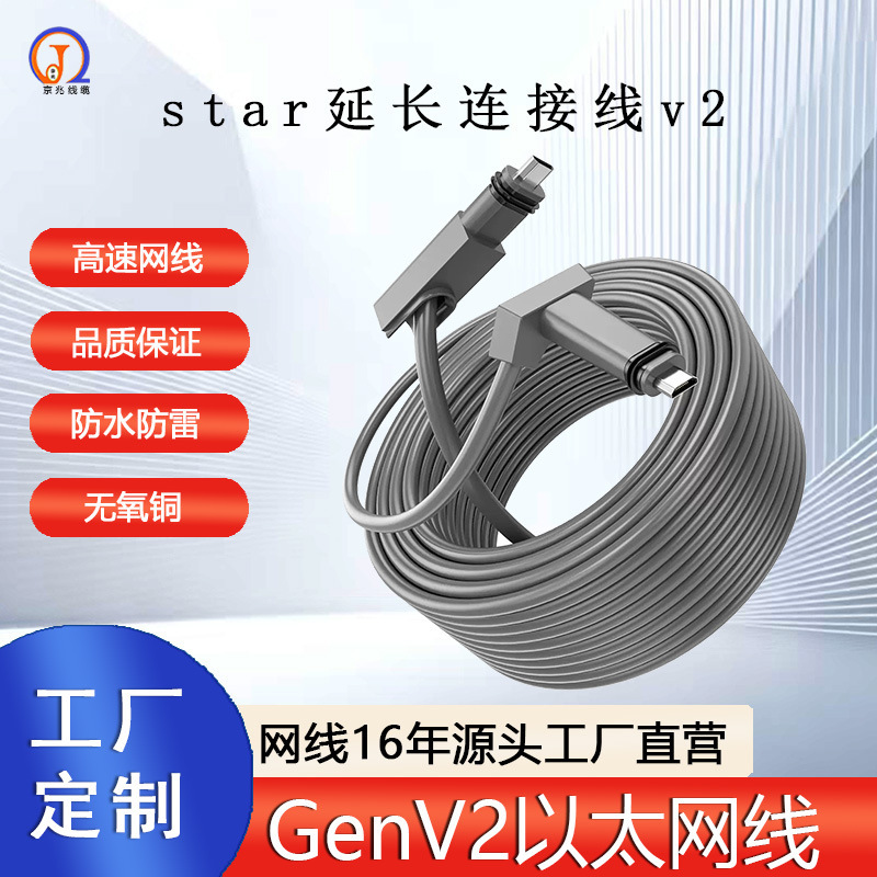 Factory Cross-Border Extension Cable V2 Shielded Pure Copper High-Speed Outdoor Gen2 Ethernet Cable Category 6 Gigabit Network Cable Factory Cross-Border Extension Cable V2 Shielded Pure Copper High-Speed Outdoor Gen2 Ethernet Cable Category 6 Gigabit Network Cable